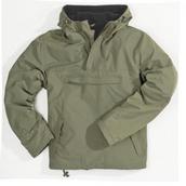 View Item Surplus Raw Vintage Windbreaker Warm Quilted Cagoule Olive Green 